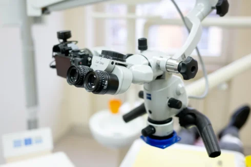 Close up Dental- Mikroskop